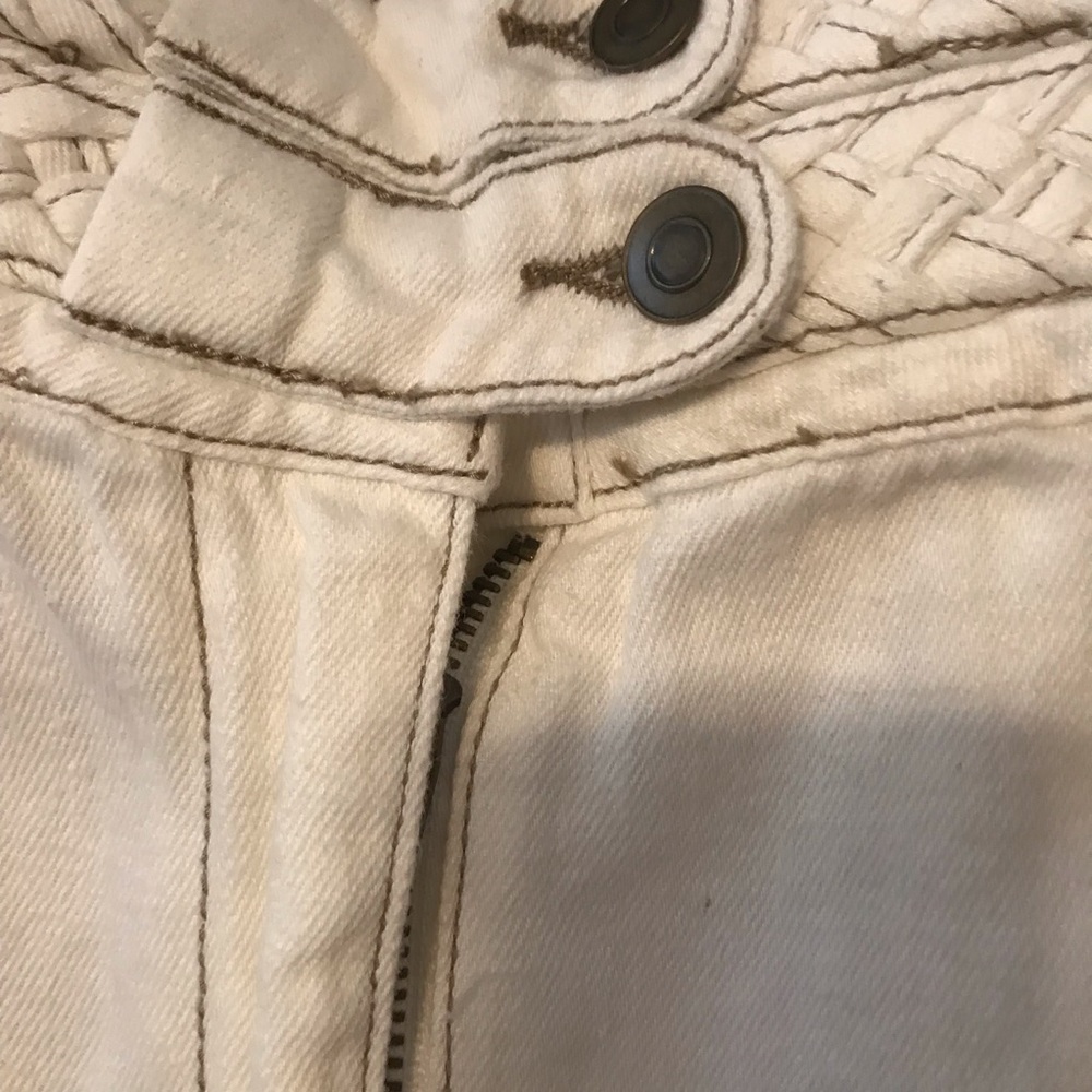 Free People Baby Braided Mini Denim Skirt - Picture 4 of 6